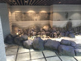 浴場浴池塑石景觀